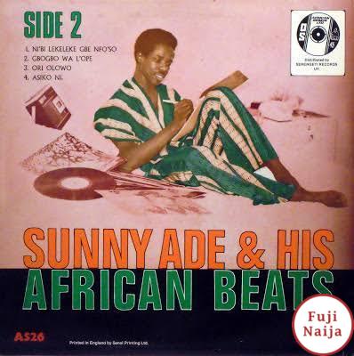 Sunny Ade And His African Beats  NiBi Lekeleke Gbe NfoSo 