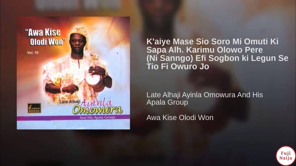 Ayinla Omowura - Awa Ki Se Olodi Won